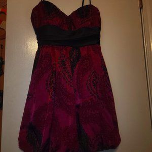 Speechless Spaghetti Strap, Sweetheart Neckline Bubble Dress